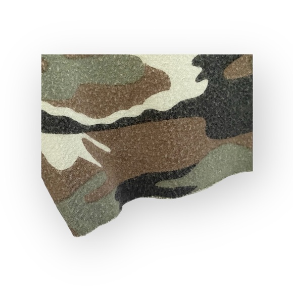 Flowers by Zoe ꕥ Camo Print Crystal Shrug Jacket Top ꕥ Army Green Camo ꕥ 5 5T - Picture 12 of 16